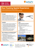 Poster vom Tag der Lehre: [Eye-Tracking Spatial Experience]