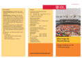 Informationsfolder zur Umschreibung auf einen Masterstudiengang