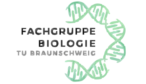 Kreative Version des Logos der Fachgruppe Biologie