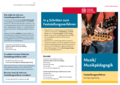 Informationen zum Feststellungsverfahren für Musik/Musikpädagogik