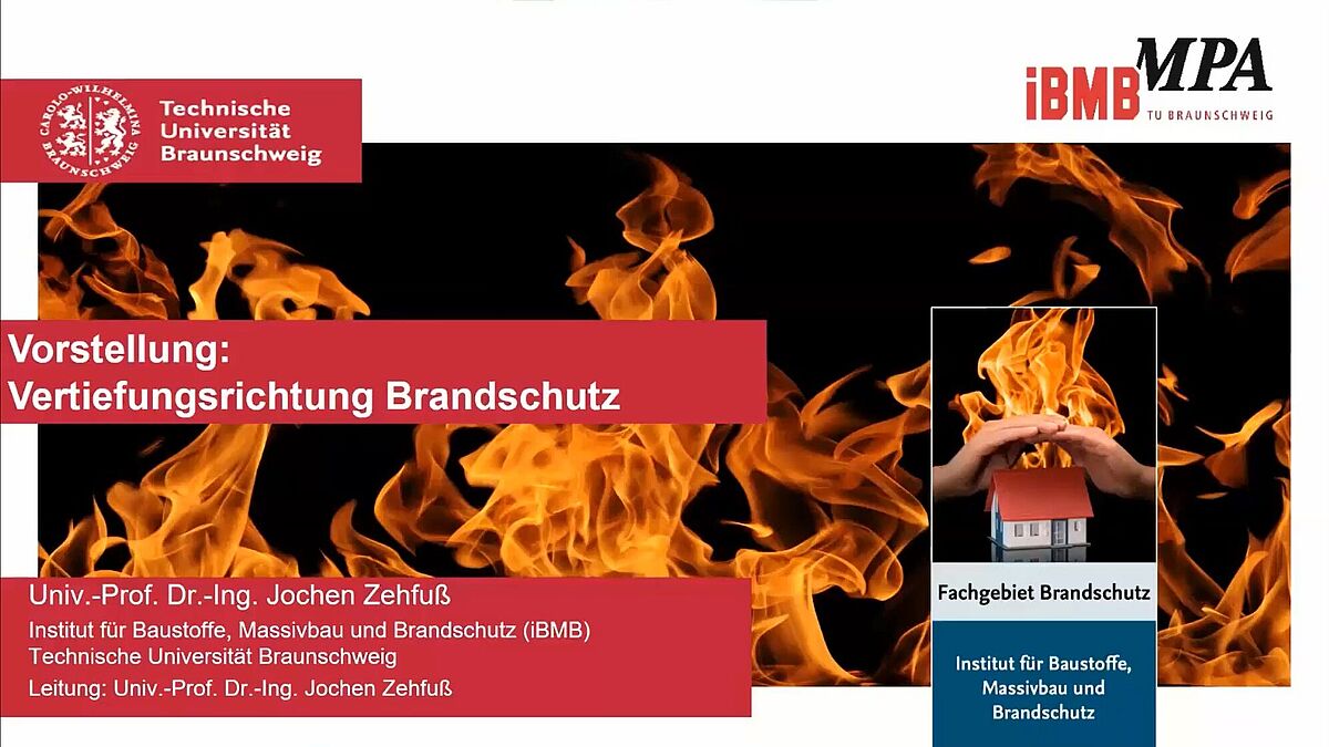 Vorstellung Vertiefungsrichtung Brandschutz preview