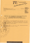 AZuO 1. Änderung