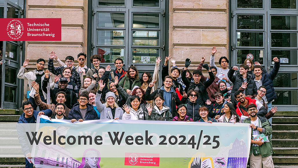 Thumbnail des Videos mit der Aufschrift "Welcome Week 2024/25"