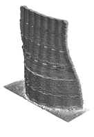 TLS Scan of the printed core