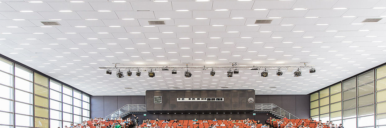 Lecture in the Audimax 