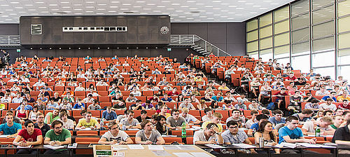 Lecture in the Audimax