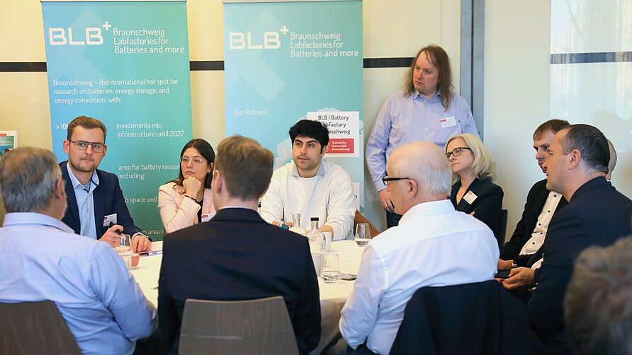 Workshop zur Stärkung des regionalen Batterie-Ökosystems am 7. November 2025 in Braunschweig: Workshopsituation.