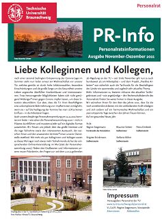 Titelblatt PR-Info November-Dezember 2021