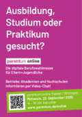 Die digitale Berufsmesse 23.09.2020