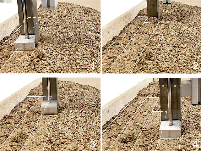 Selective Robotic Rammed-Earth (sRRE)