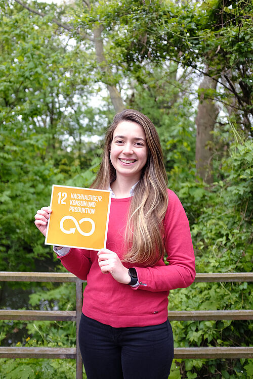 Gabriela Ventura Silva hält SDG 12