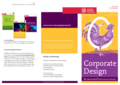 Flyer zum Corporate Design