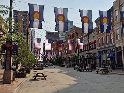 Larima Square in Denver Colorado