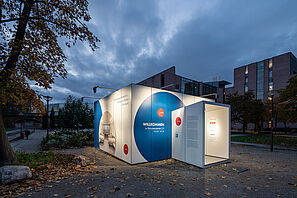 Ansicht des KARMIN Demonstrators auf dem Campus Charité Mitte