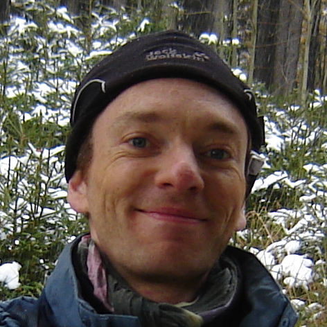 Wolfgang Falk im Schnee