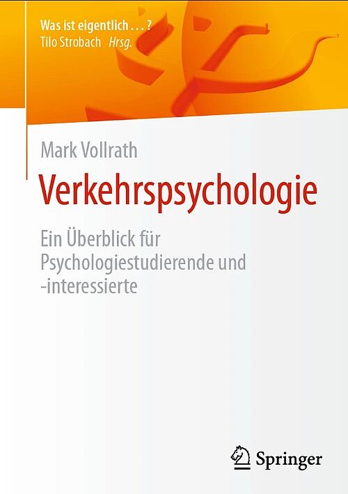 Der Umschlag des Buchs Verkehrspsychologie