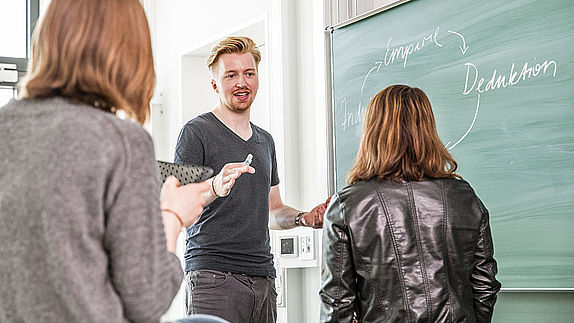 Im Gespräch: Austausch unter Studierenden