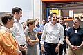 Braunschweigs Oberbürgermeister Thorsten Kornblum, TU-Präsidentin Angela Ittel, Ministerpräsident Olaf Lies und Bundestagsabgeordneter Dr. Christos Pantazis (v.l.). 