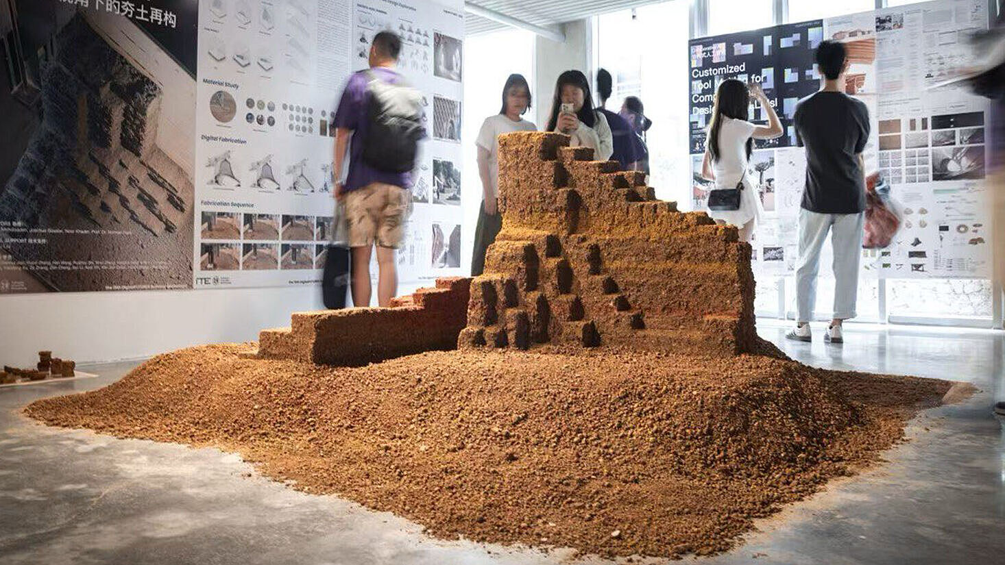 Selective Robotic Rammed-Earth (sRRE)