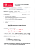 Wahlbekanntmachung