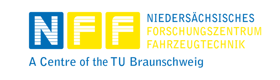 NFF Logo in blau und gelb eingefärbt