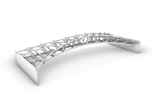 Entwurf einer auf dem Prinzip der Injection 3D Concrete Printing Technologie basierenden Brücke