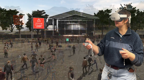 VR-gestützten Evakuierungsszenarien