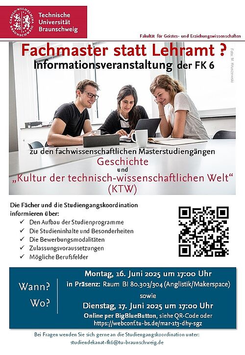 Informationsveranstaltung Master KTW FK6