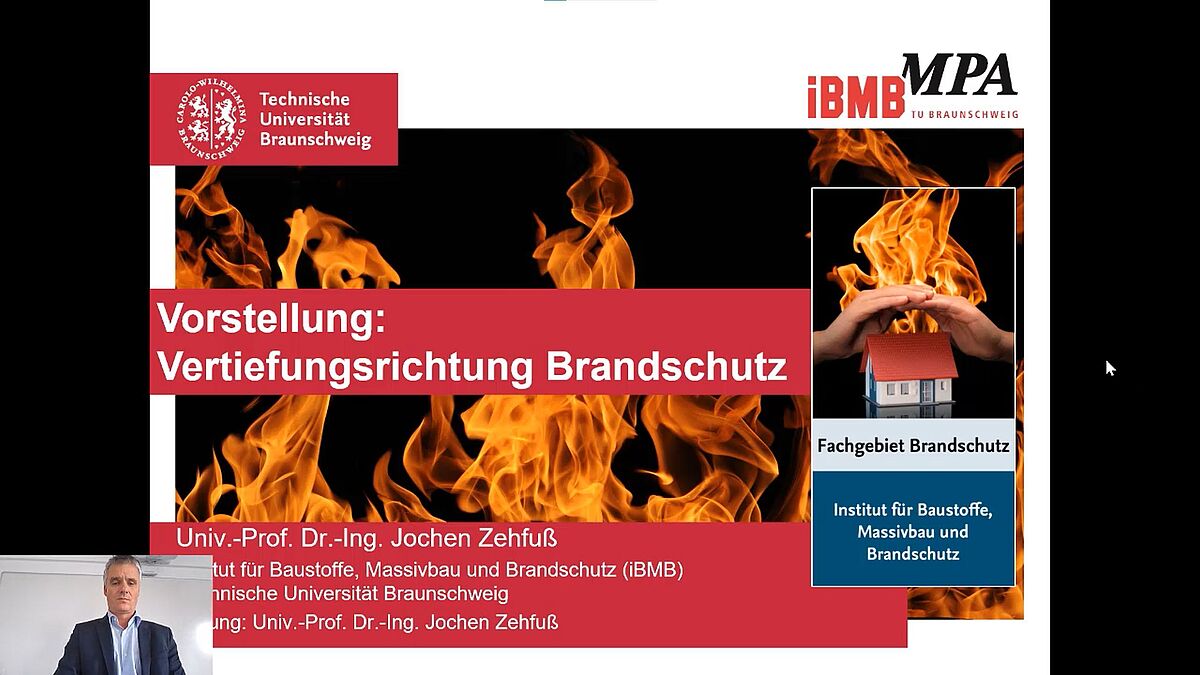 Vorstellung Vertiefungsrichtung Brandschutz