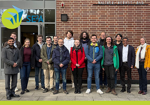 Die Gruppe des Doctoral Seminars vor dem PTB
