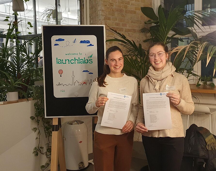 Kristin Pump und Johanna Bürger