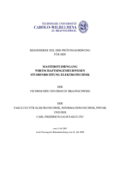 [Translate to English:] Besonderer Teil der Prüfungsordnung Master Wirtschaftsingenieurwesen Elektrotechnik, 10. Juli 2009
