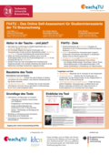 Poster vom Tag der Lehre: [Fit4TU – Das Online Self-Assessment für Studieninteressierte der TU Braunschweig]