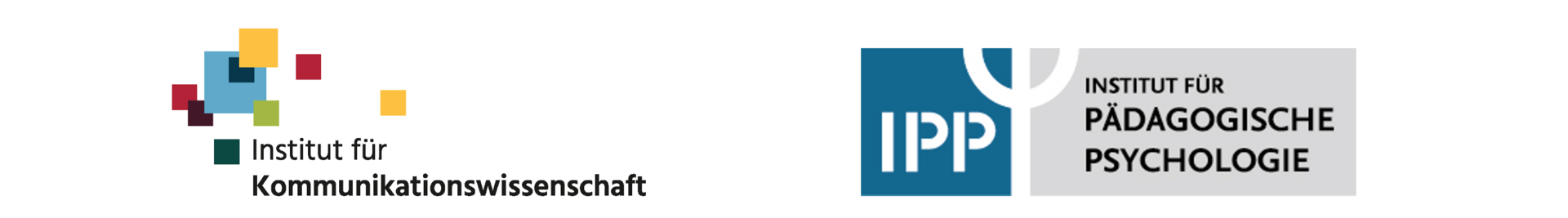 Logos von IfKW und IPP