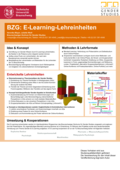 Poster vom Tag der Lehre: [BZG: E-Learning-Lehreinheiten]