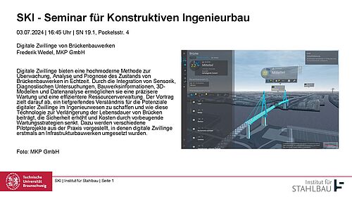 Digitale Zwillinge von Brückenbauwerken