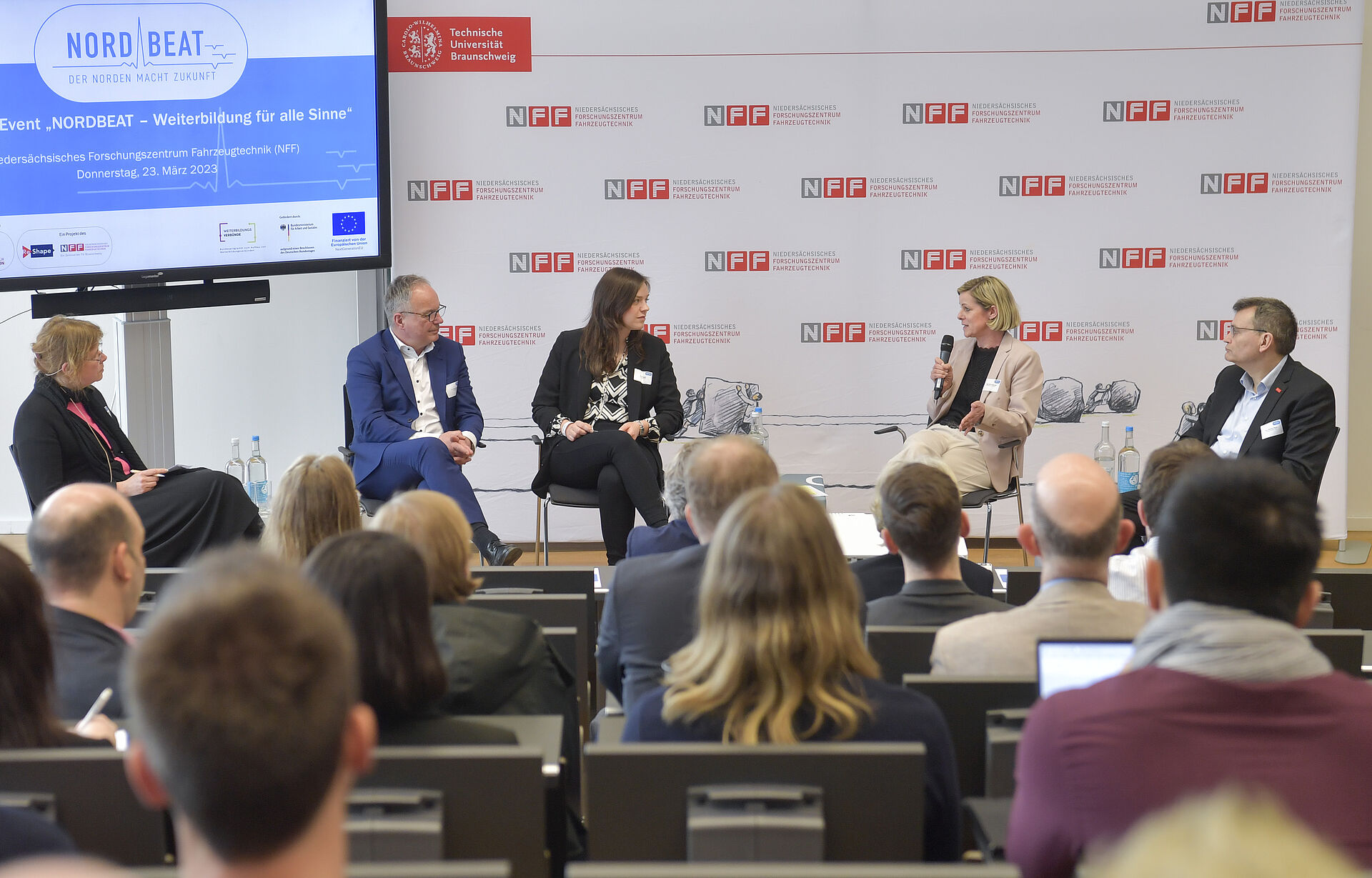 Weiterbildungsevent „NORDBEAT“ informierte am 23. März 2023 im NFF über innovative und nachhaltige Qualifizierungsformate und Projekte