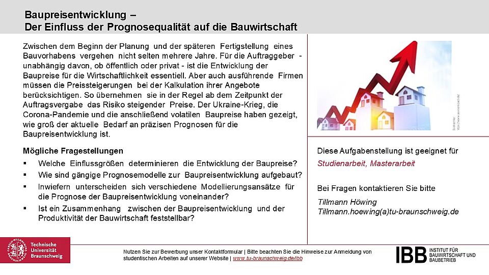 Der Einfluss der Prognosequalität auf die Bauwirtschaft