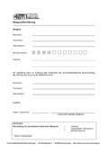 Bürgschaftserklärung