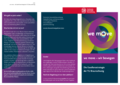 Flyer zur Exzellenzstrategie "we move"