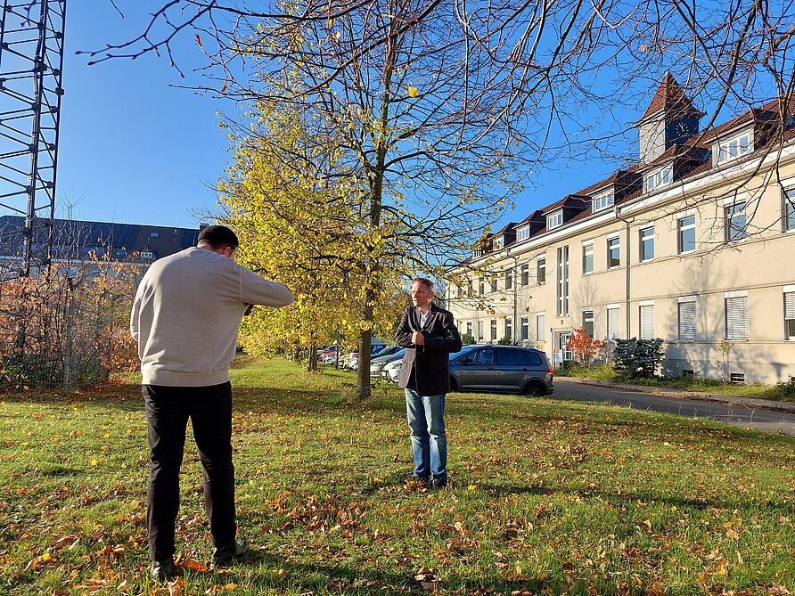 Bilder von den Dreharbeiten im IGP