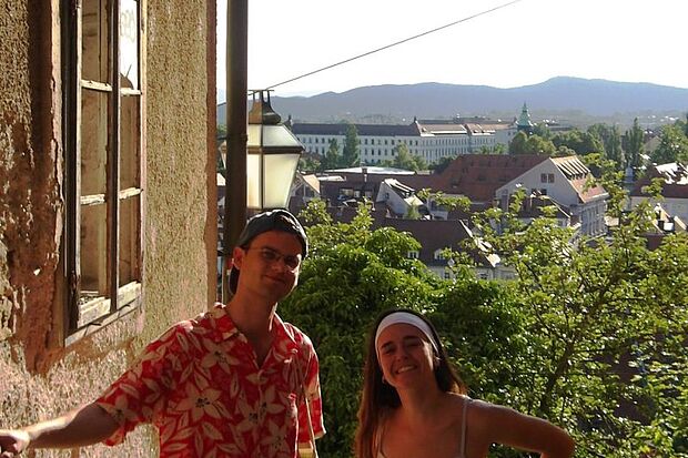 Hier seht ihr uns beide - Matice und Zoe