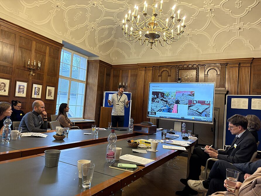 Johannes Büchner als Vortragender