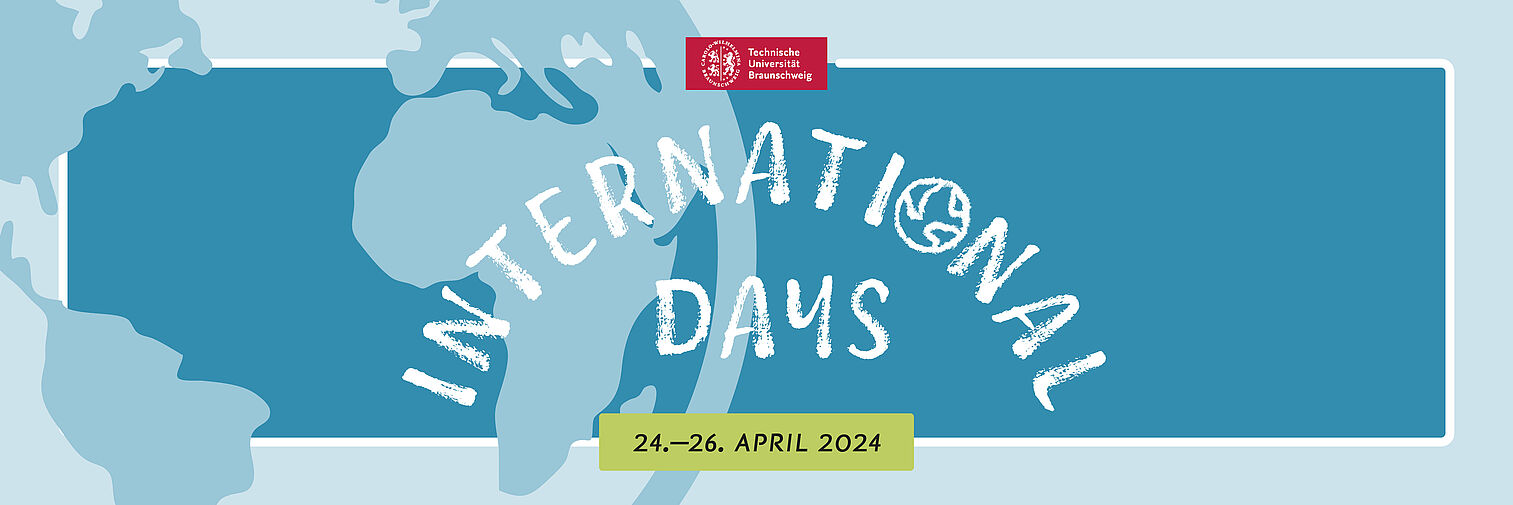 Grafik mit Weltkugel, dem Schriftzug "International Days" und dem Veranstaltungsdatum 