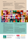 Poster vom Tag der Lehre: [Identitätenlotto Ein Spiel quer durchs Leben]