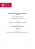 [Translate to English:] Besonderer Teil der Prüfungsordnung IST Bachelor 2019