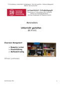 Liste Unterricht gestalten Classroom Management