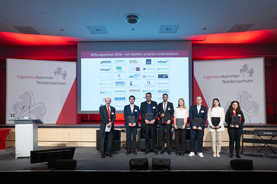 Preisträger der Stiftung Ingenieurkammer Niedersachsen 2026