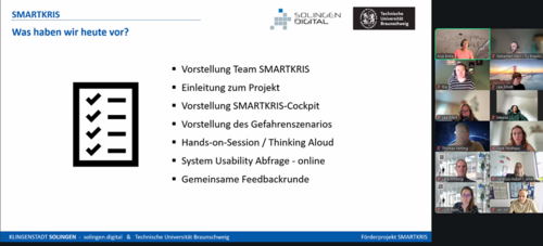 Smartkris Präsentation Darstellung