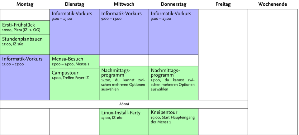 Stundenplan